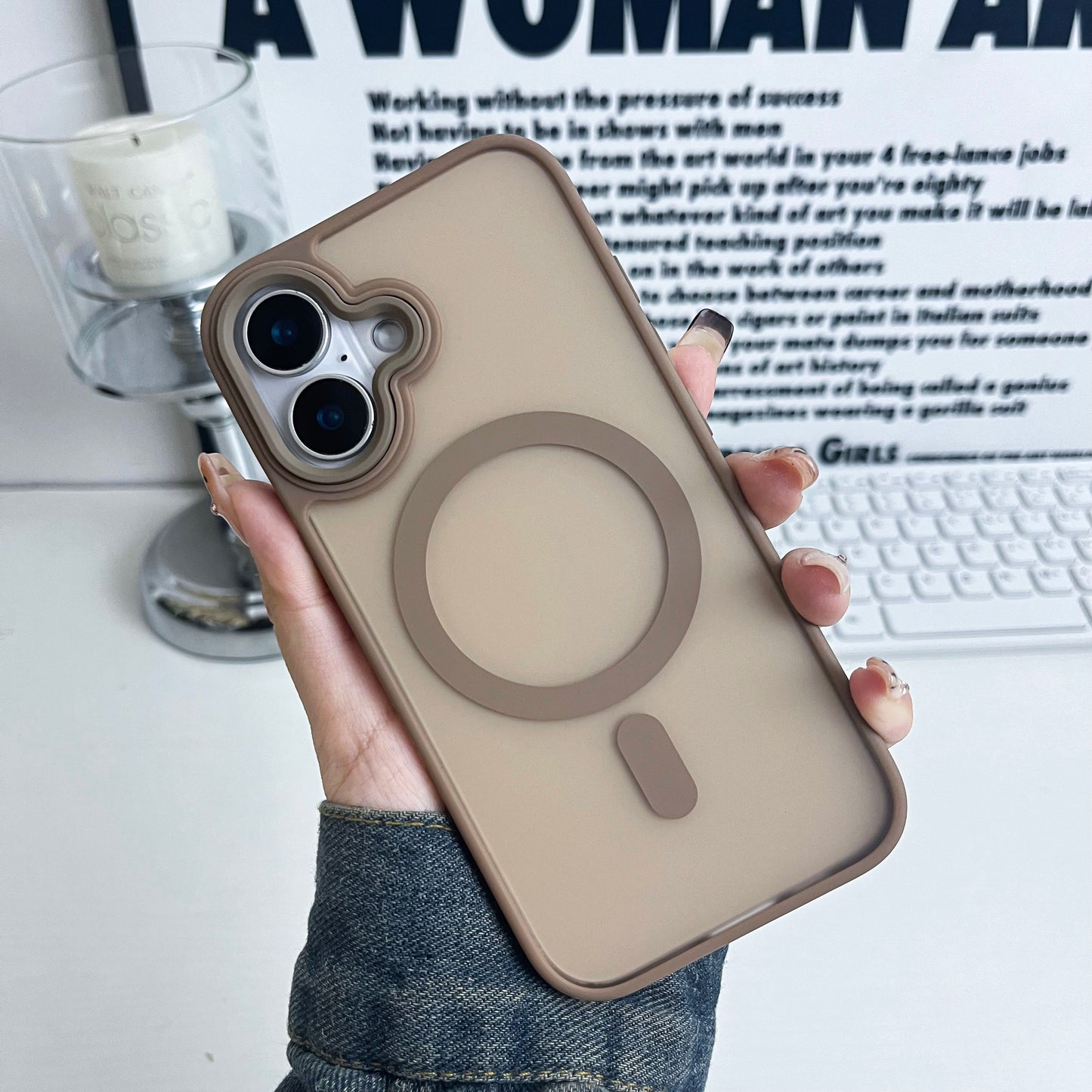 iPhone 16 Jingdun big hole mobile phone case