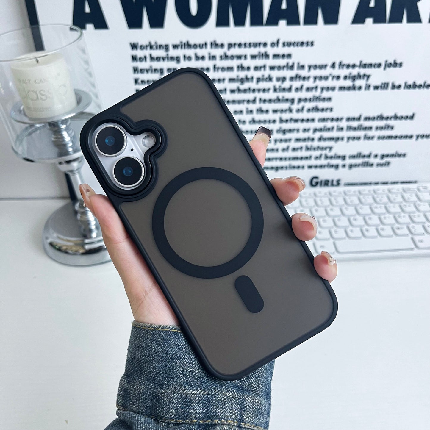 iPhone 16 Jingdun big hole mobile phone case